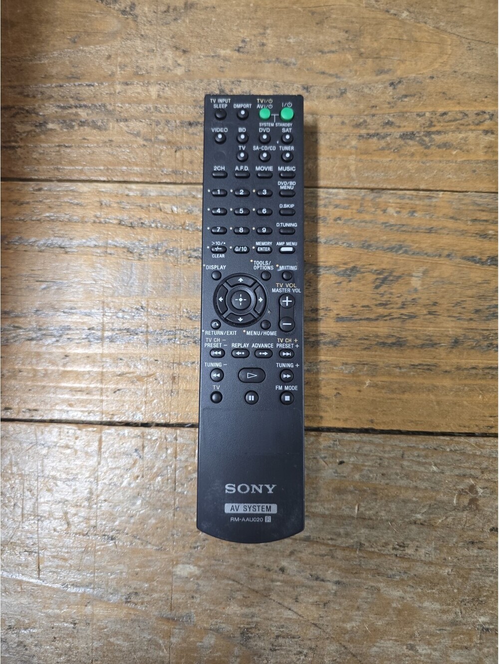 SONY RM-AAU020 STR-DH500 STR-DG520 REMOTE ORIGINAL OEM No Battery Cover